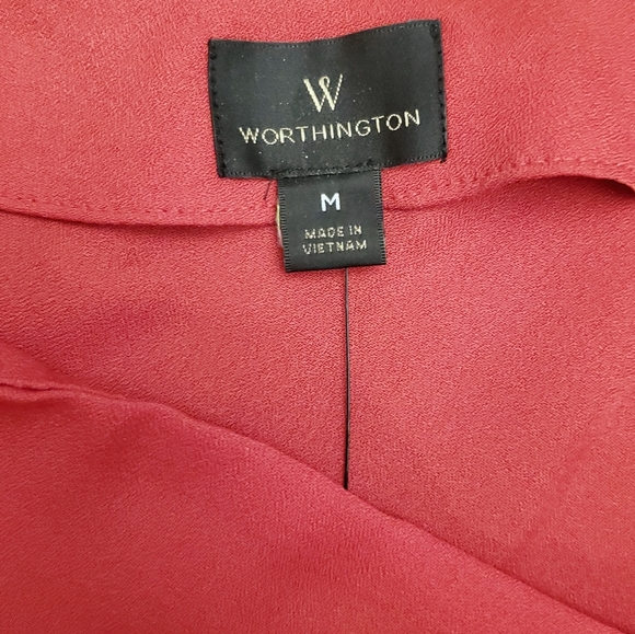 WORTHINGTON One-Shoulder Butterfly Sleeve Top - Picture 2 of 5